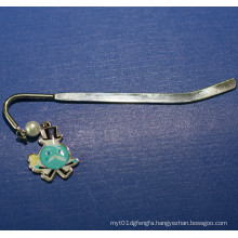 Metal Bookmark with Little Cartoon Badge (GZHY-BM-003)